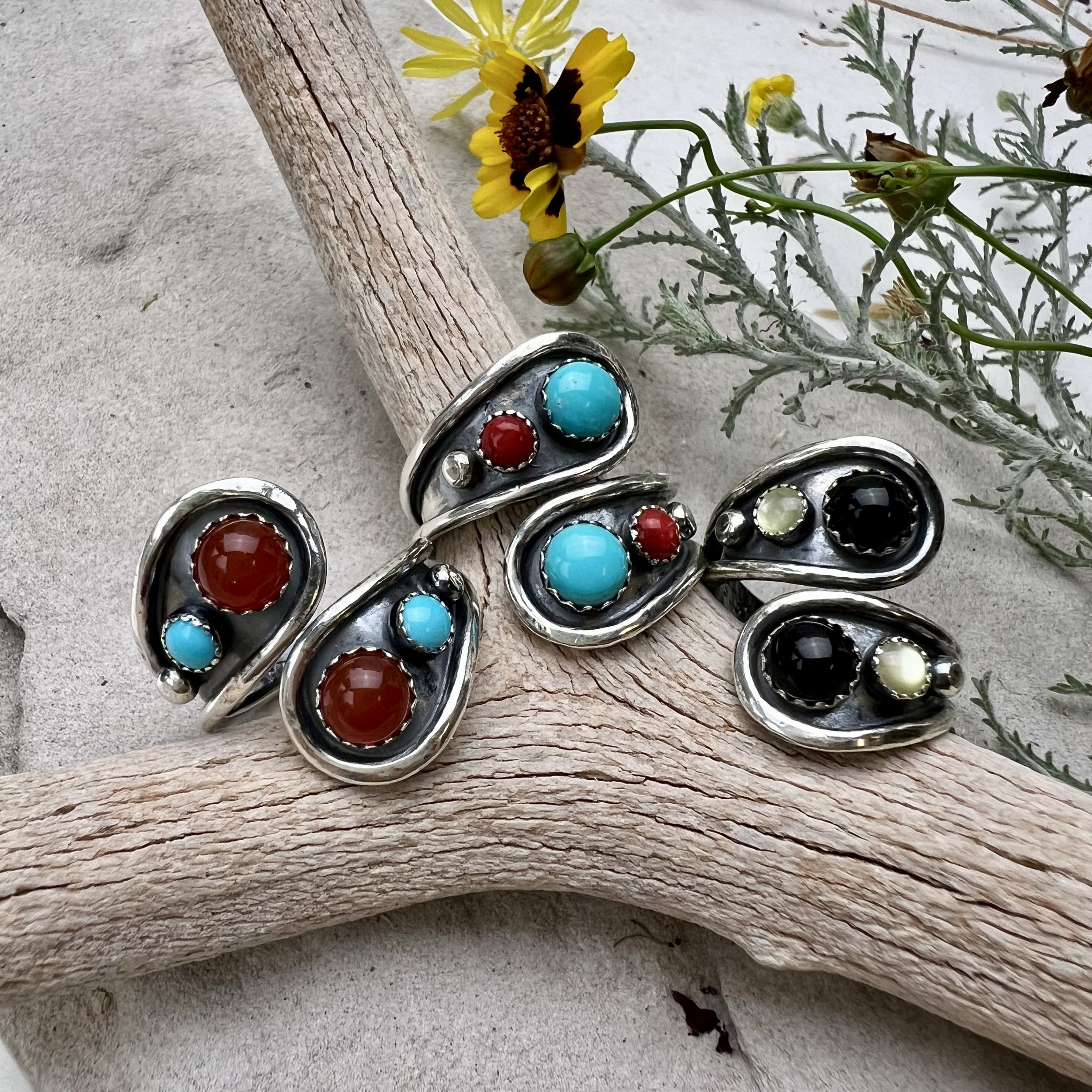 "Make it at Meltdown" Teardrop Wrap Ring