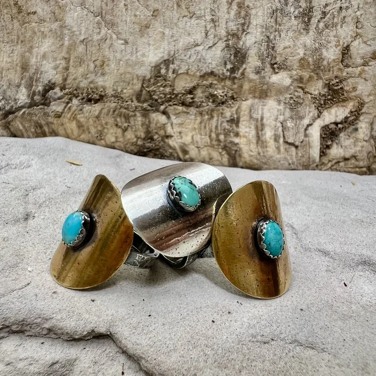 Meltdown Mini-series: Turquoise Saddle Ring
