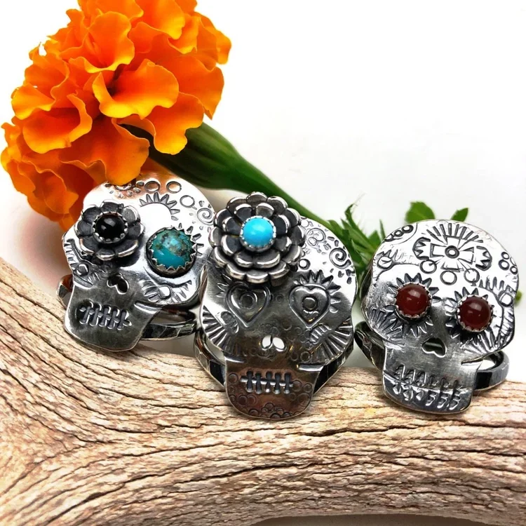 "Make it at Meltdown" Sugar Skull Ring