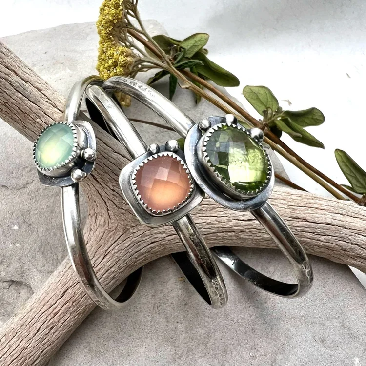 "Make it at Meltdown" Radiant Rose Cut Bracelet