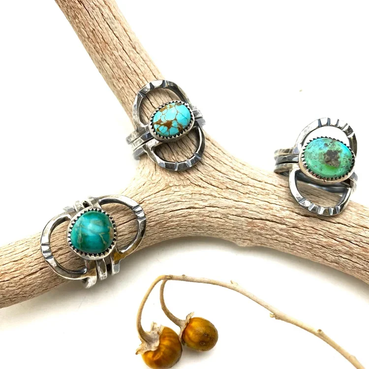 "Make it at Meltdown" Double Rainbow Stack Ring Set