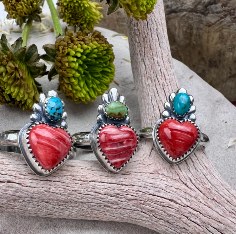 "Make it at Meltdown" Corazón Ring