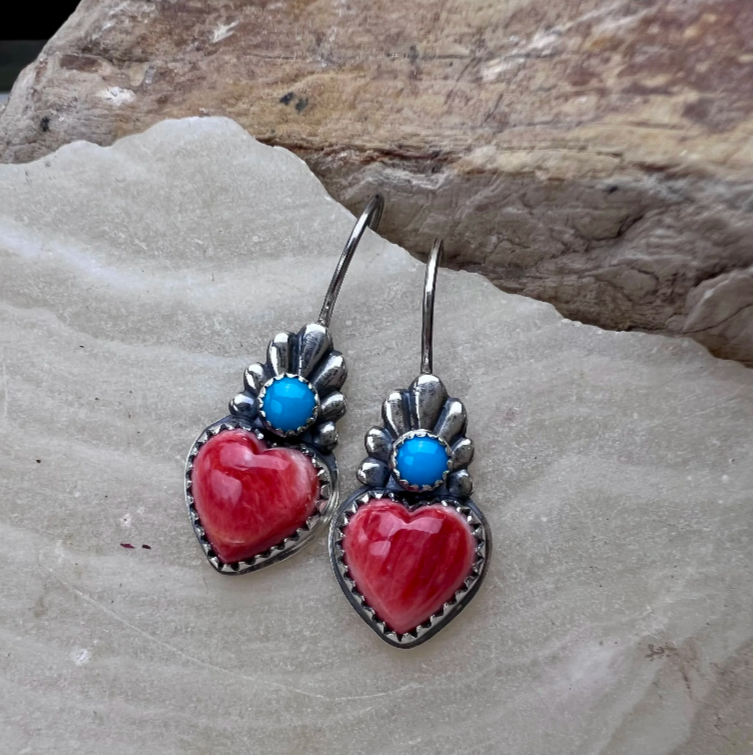 "Make it at Meltdown" Corazón Earrings