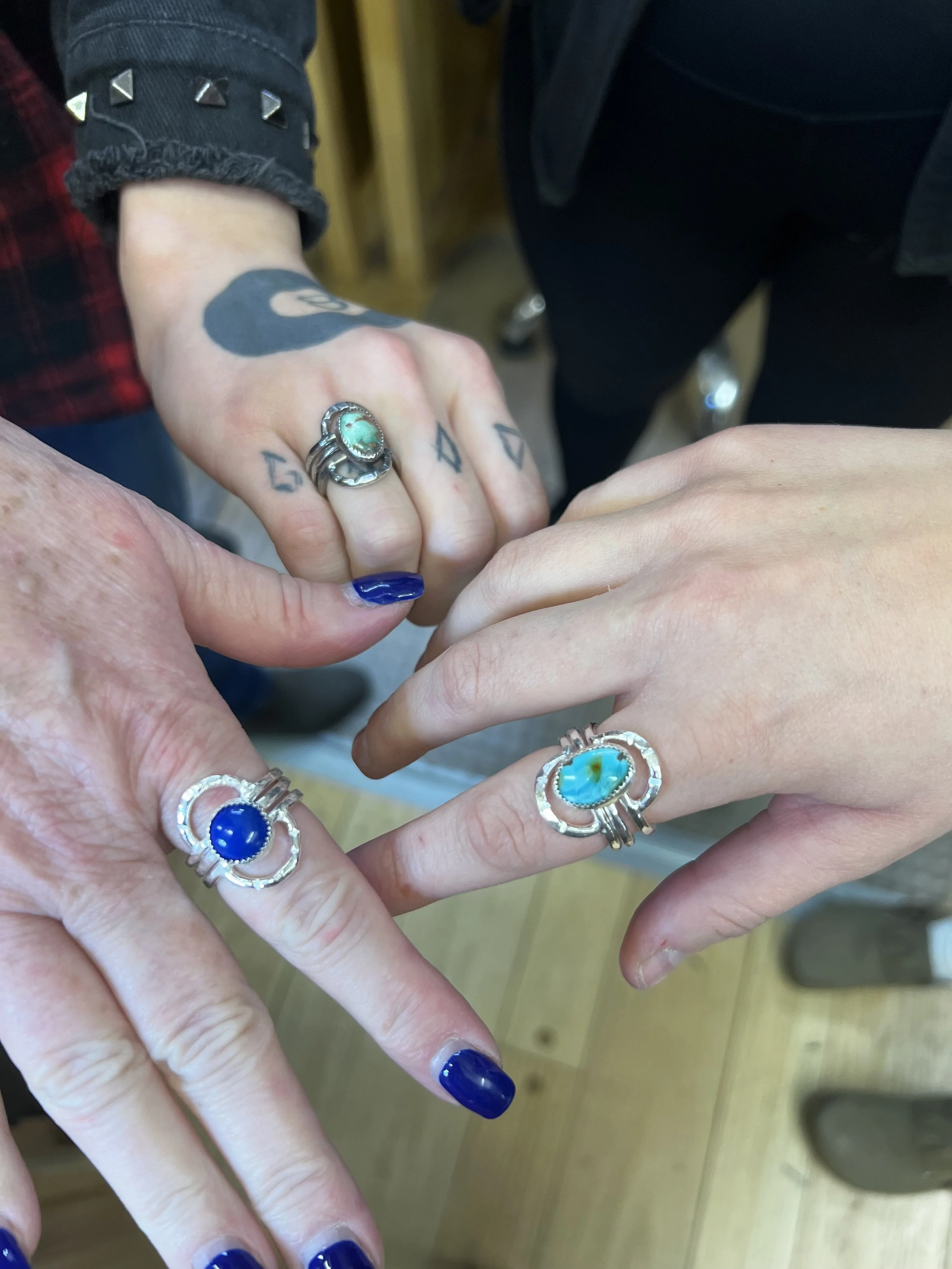 Made Together at Meltdown: The Double Rainbow Stack Rings