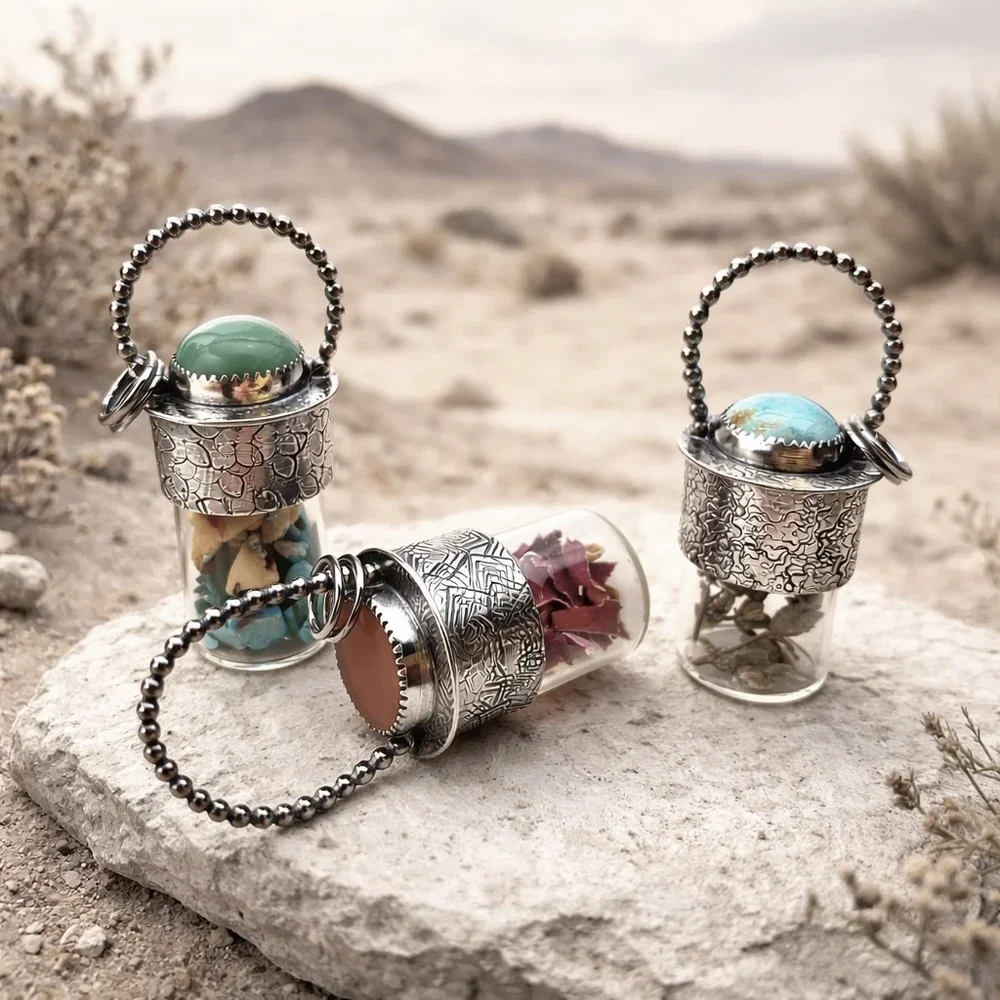 Carried in Bloom: Botanical Amulets from the Studio