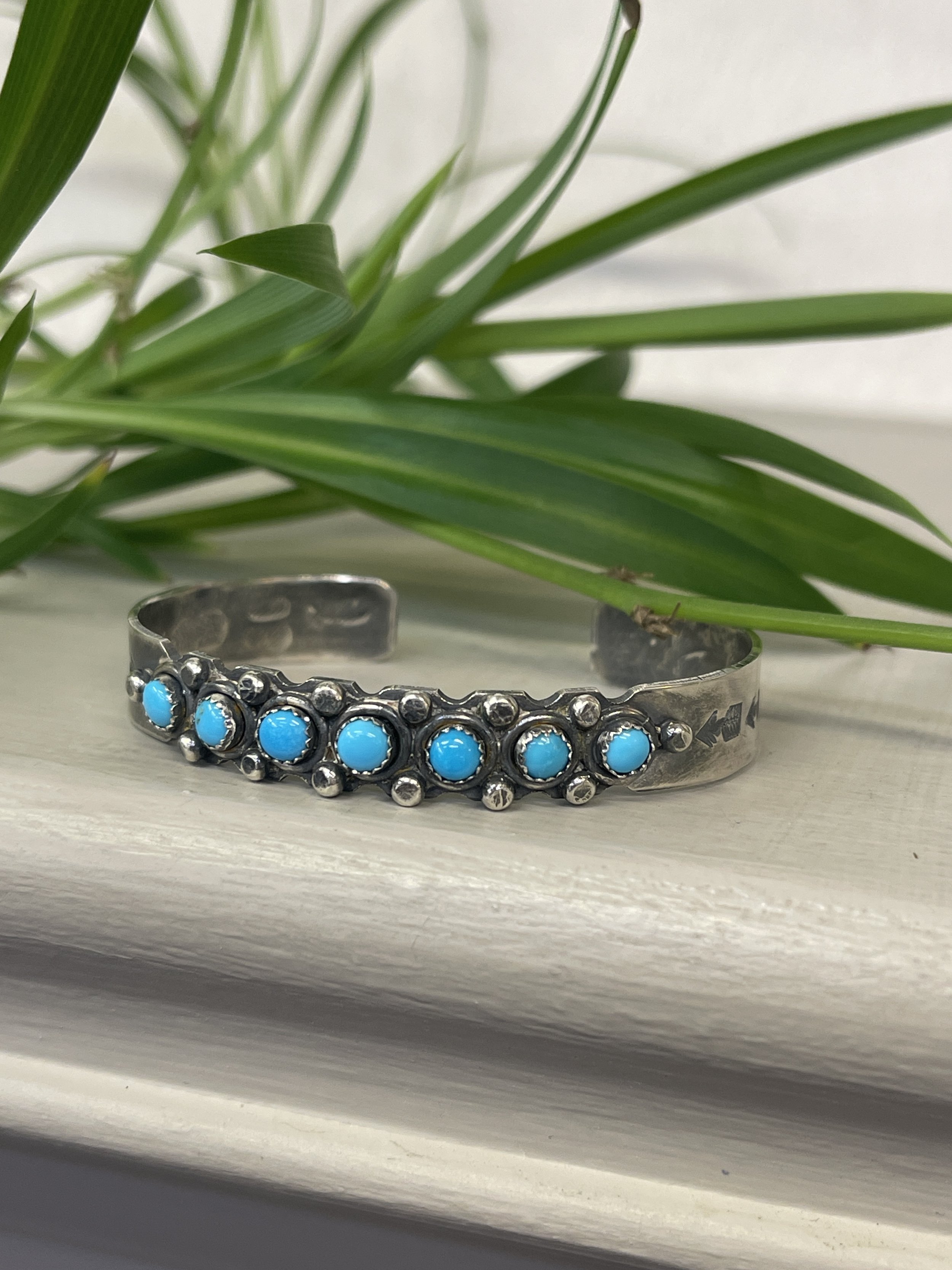 Finished sterling silver cuff bracelets made by students in a jewelry making class Albuquerque workshop