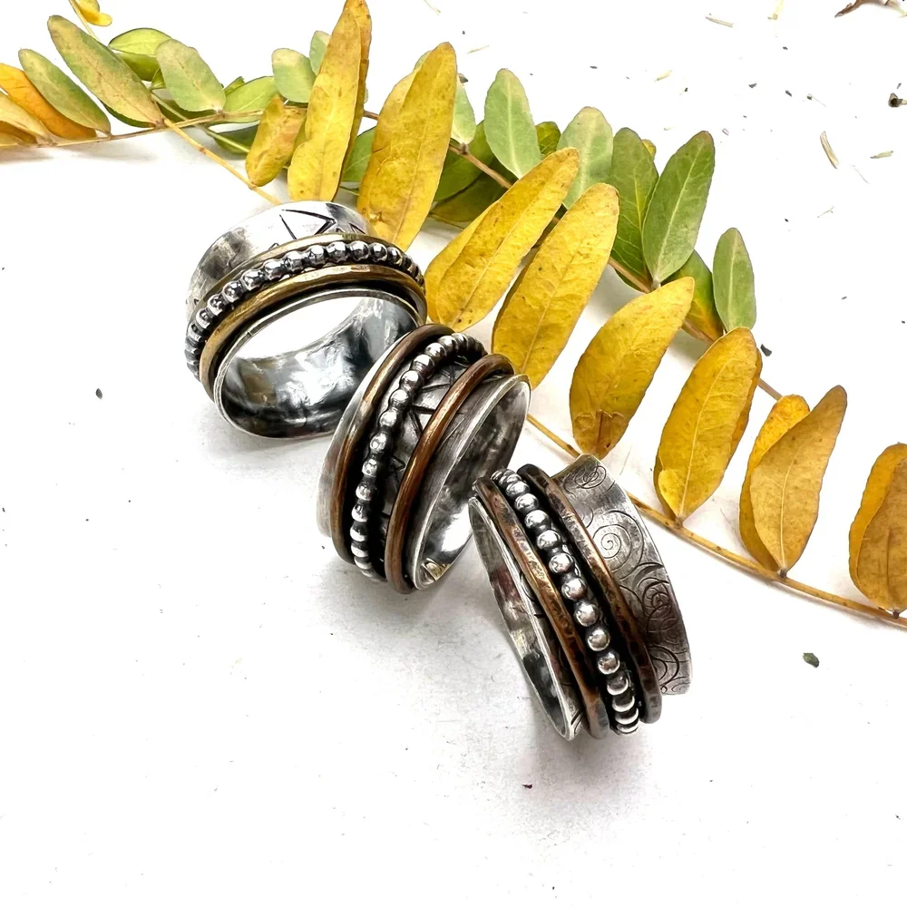 "Make It at Meltdown" Spinner Ring