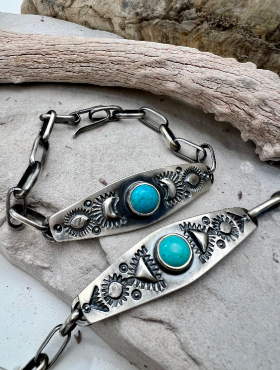 Jewelry Making Class in Albuquerque: Turquoise ID Bracelet