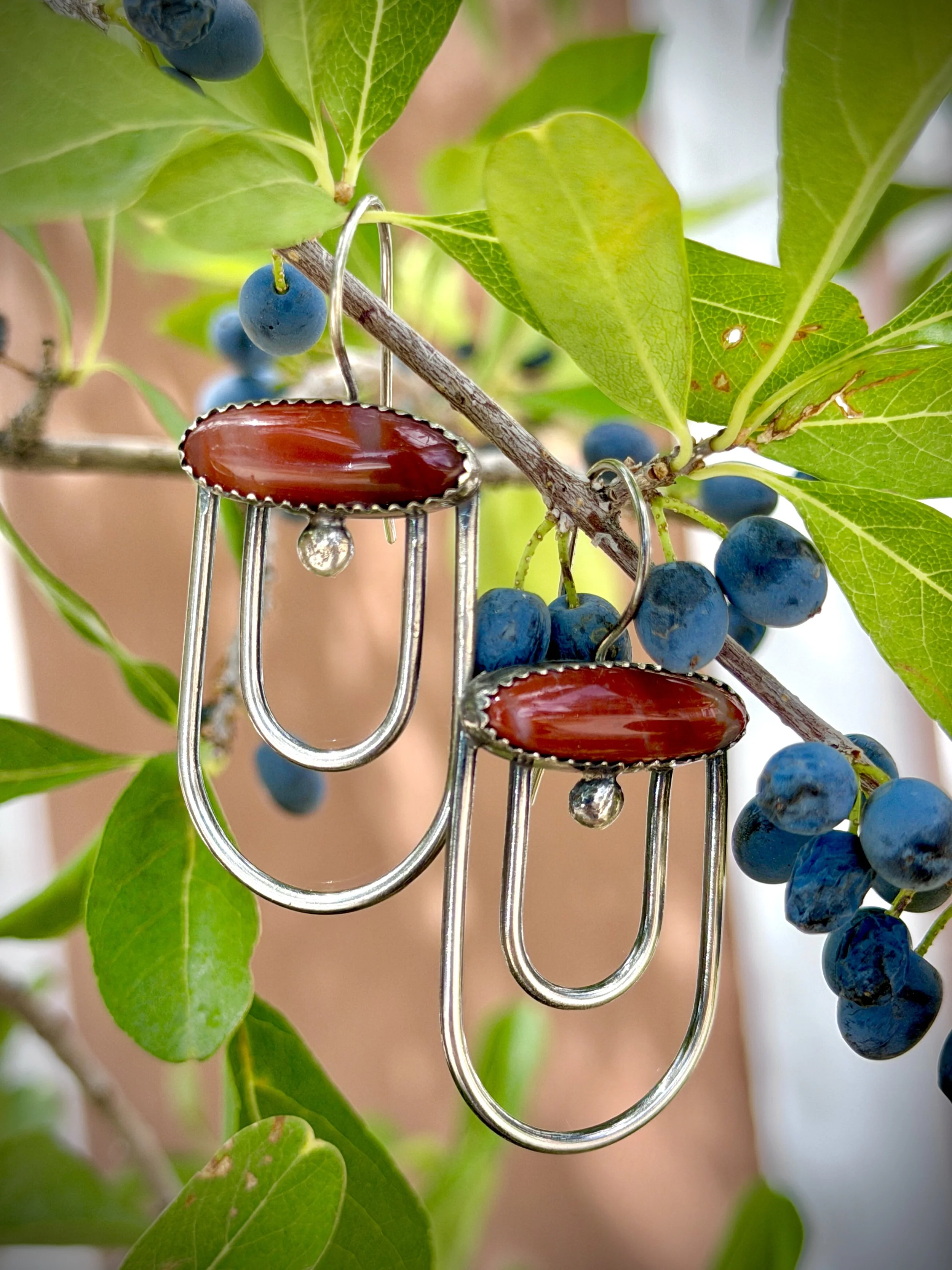 Jasper Canyon Earrings | Jewelry Making Class in Albuquerque