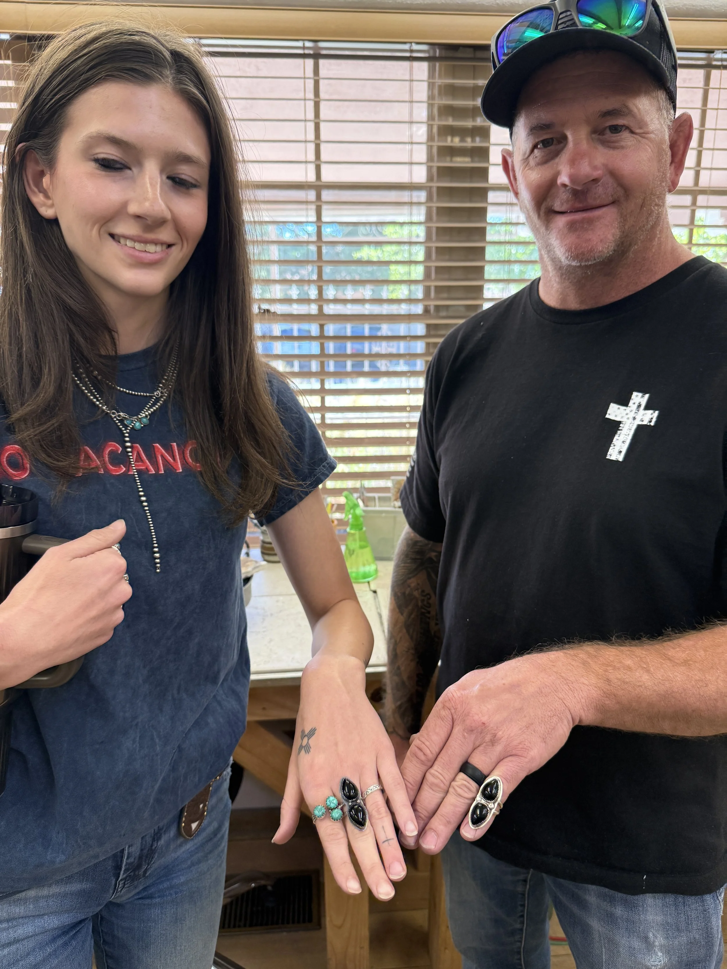 Jewelry Making Class in Albuquerque: Double Teardrop Statement Ring