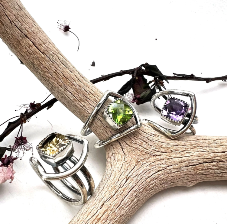 Gemstone Buckle Band: Jewelry Making Class in Albuquerque