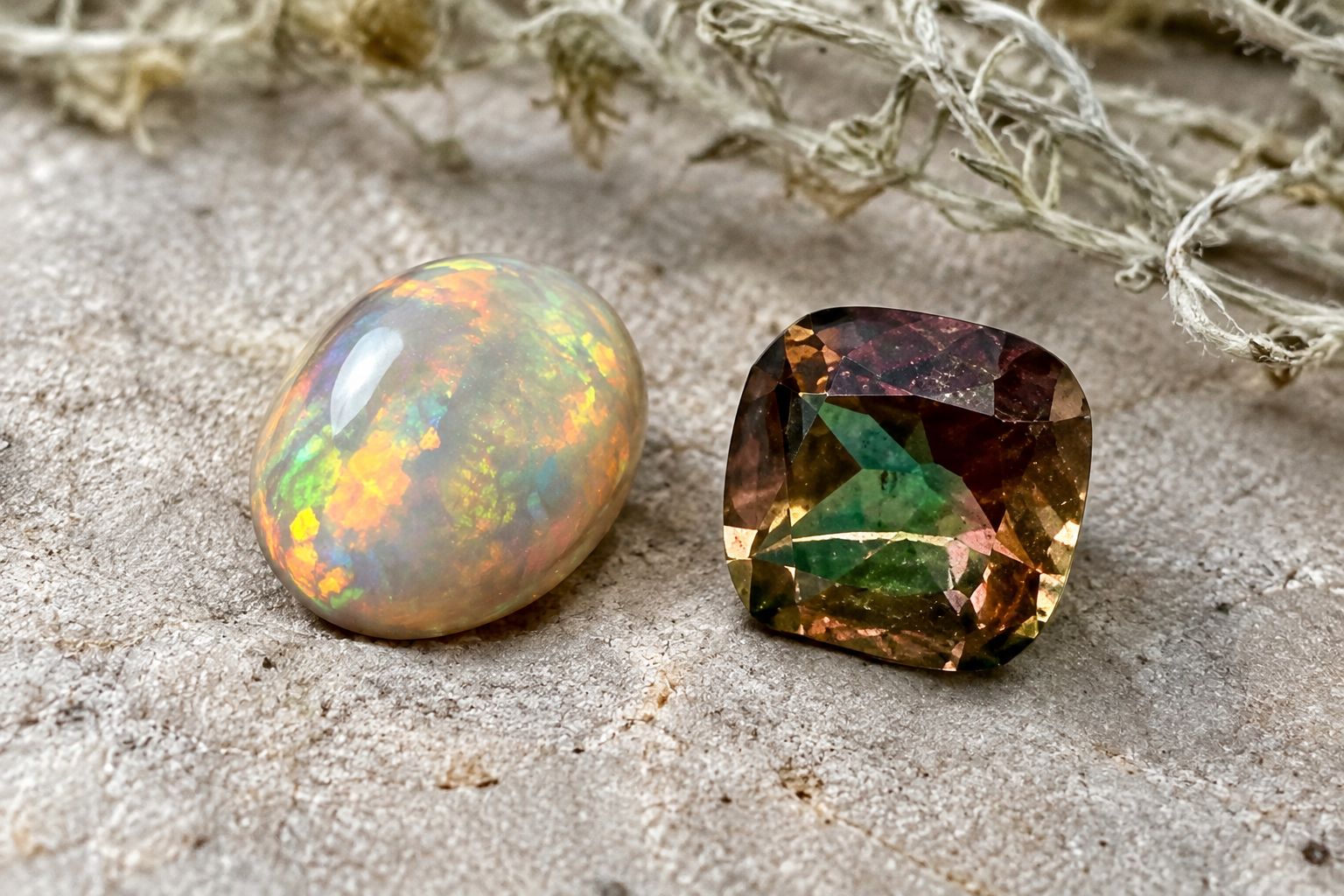 October Birthstone Jewelry: Opal vs. Tourmaline for Handmade Jewelry