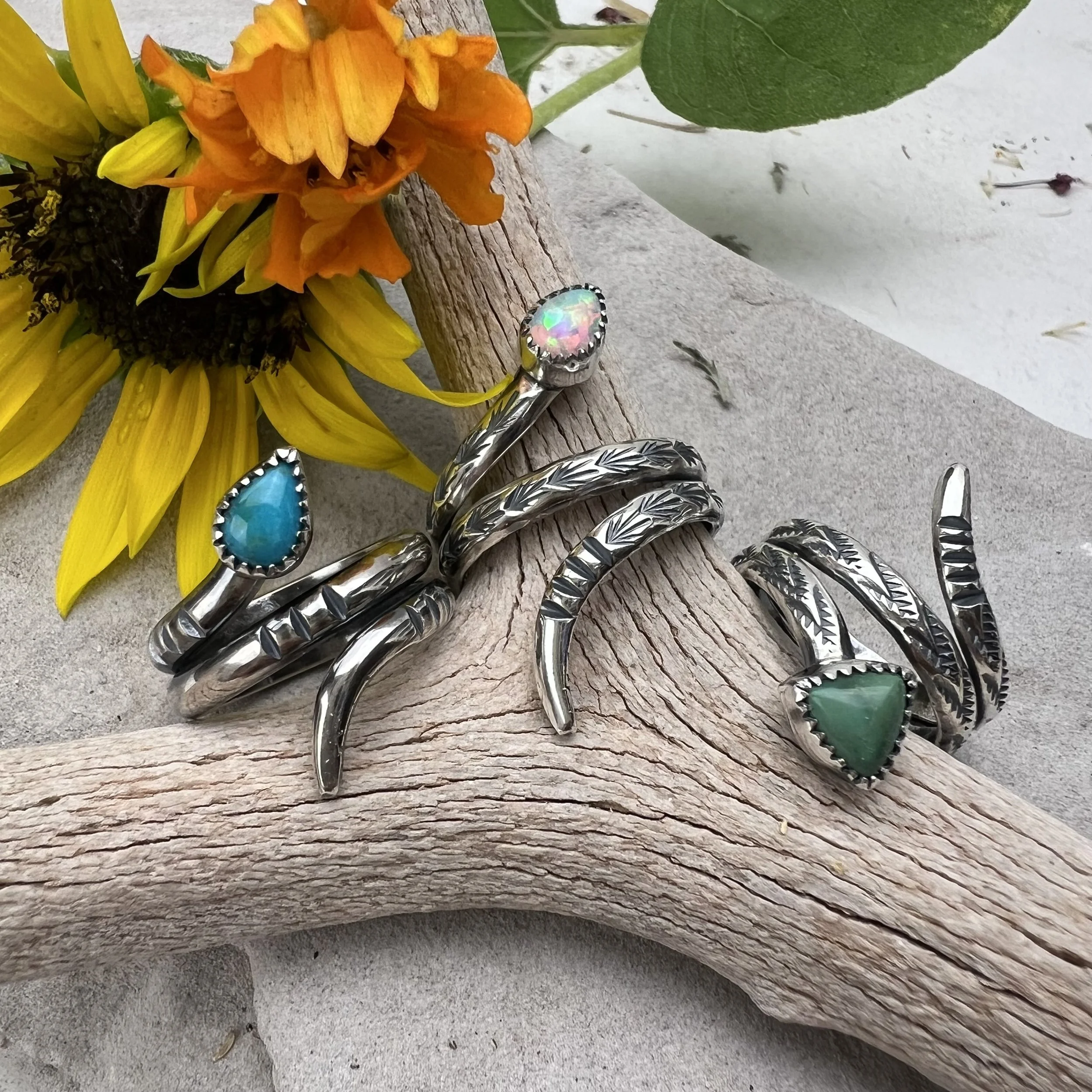 "Make it at Meltdown" Stamped Snake Ring