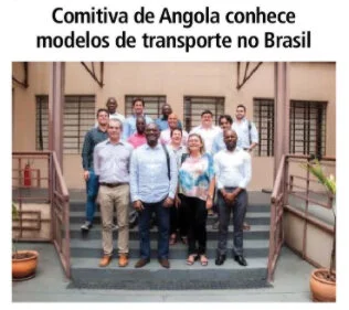 Comitiva de Angola conhece modelos de transporte no Brasil