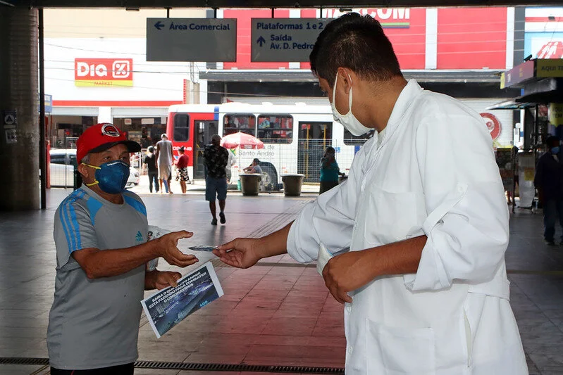 Ônibus municipais de Santo André operam com 50% da frota e 75% de queda na demanda