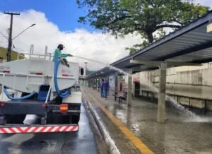 Prefeitura de João Pessoa realiza desinfecção de terminais para retorno do transporte público