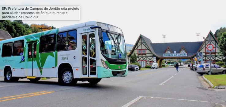 SP: Prefeitura de Campos do Jordão cria projeto para ajudar empresa de ônibus durante a pandemia da Covid-19