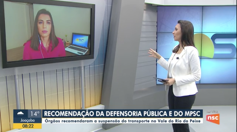 DPE e MPSC recomendam que municípios do Vale do Rio do Peixe suspendam transporte coletivo