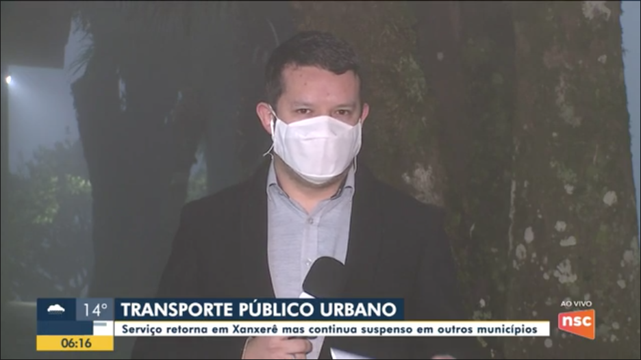 Transporte coletivo retorna em Xanxerê, mas continua suspenso em outros municípios