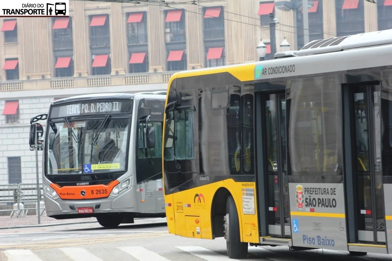 Ônibus de São Paulo tiveram redução de 36% na oferta e ficaram 8% mais rápidos em janeiro de pandemia. Poluição é 50% menor