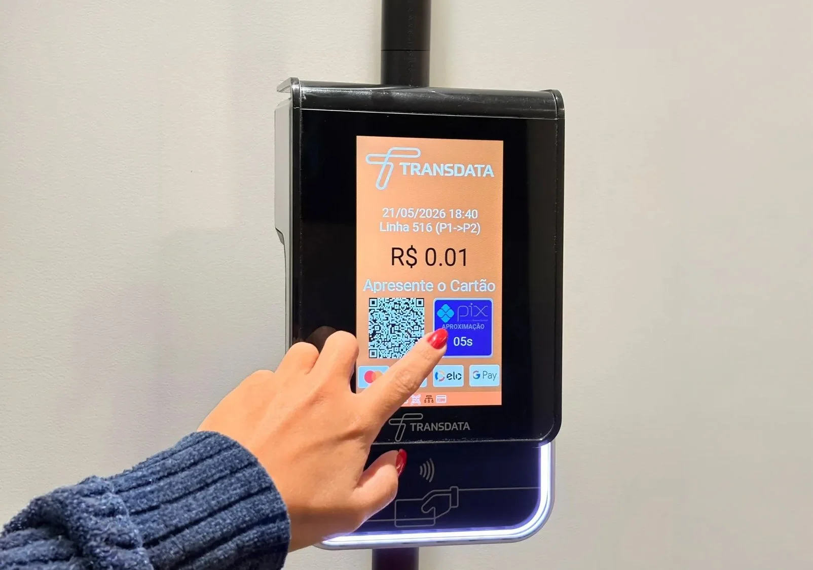 Em Itajaí, Pix representa 21% dos pagamentos no transporte público
