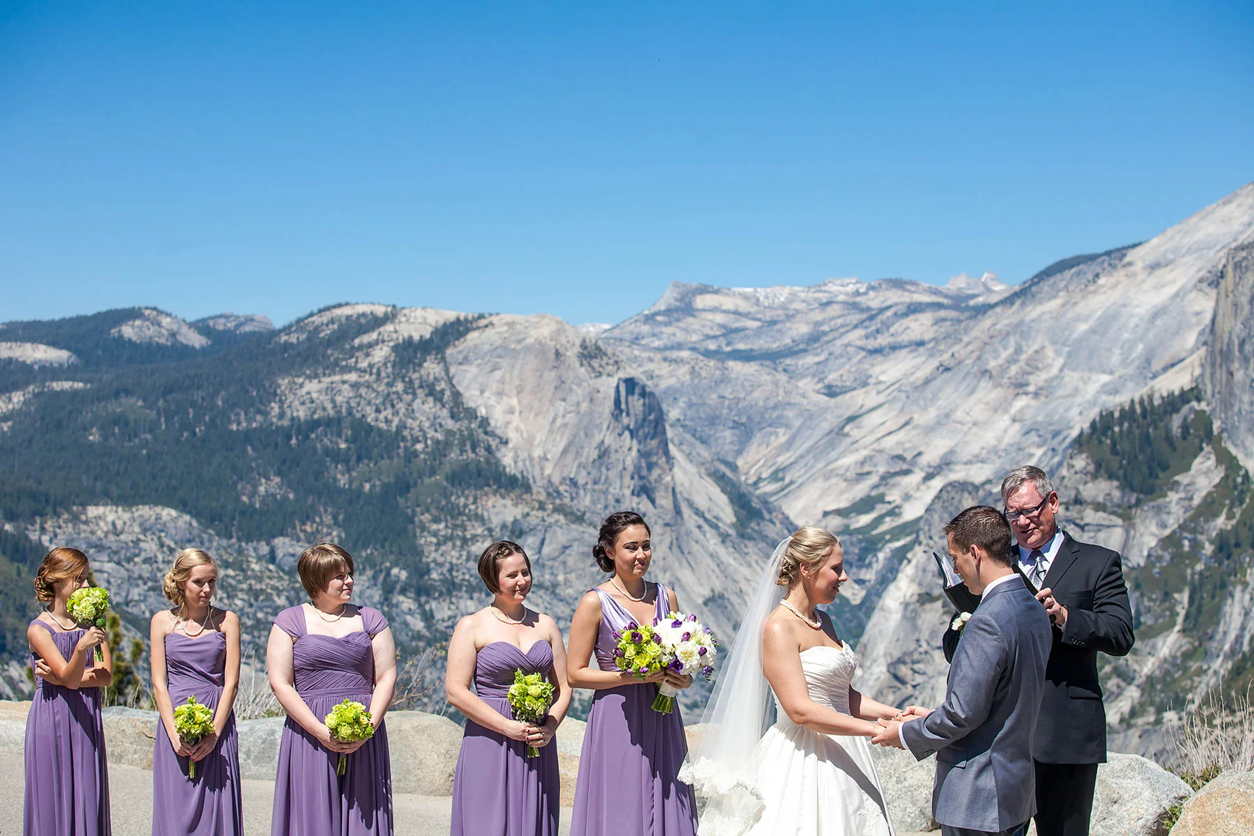 yosemite wedding in nature tiny house photo