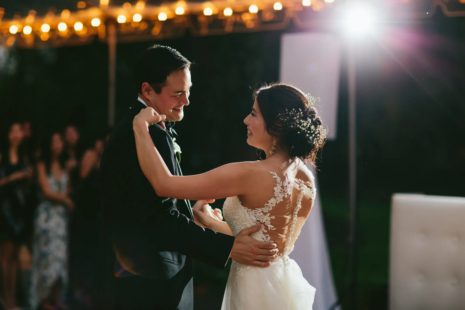 first_dance_adorable_bride_groom_backyard_wedding.jpg