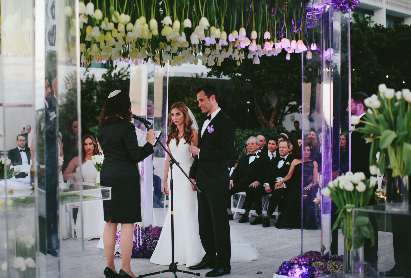 Jillian Jeremy Say I Do At The Miami Beach Edition Modern Garden Romance Modernwedding Gardenwedding Miami Beach Wedding Wedding Modern Miami Wedding