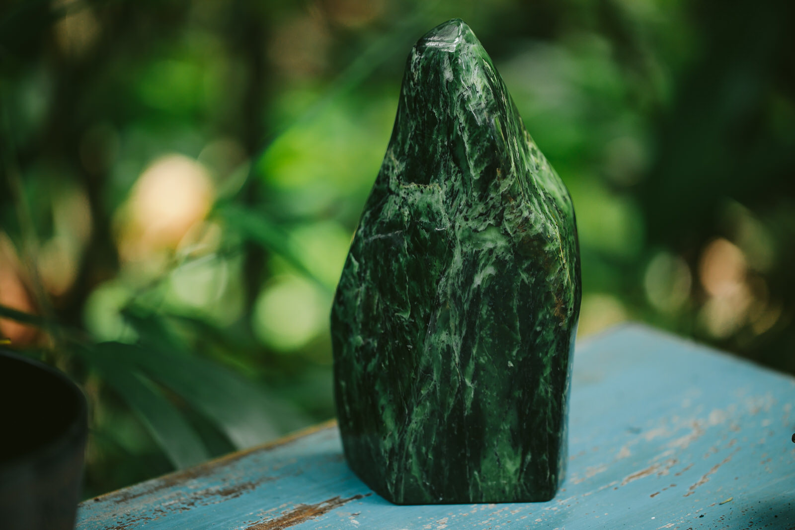 Green Jade stone from Crystal Vision LTC in Hollywood!