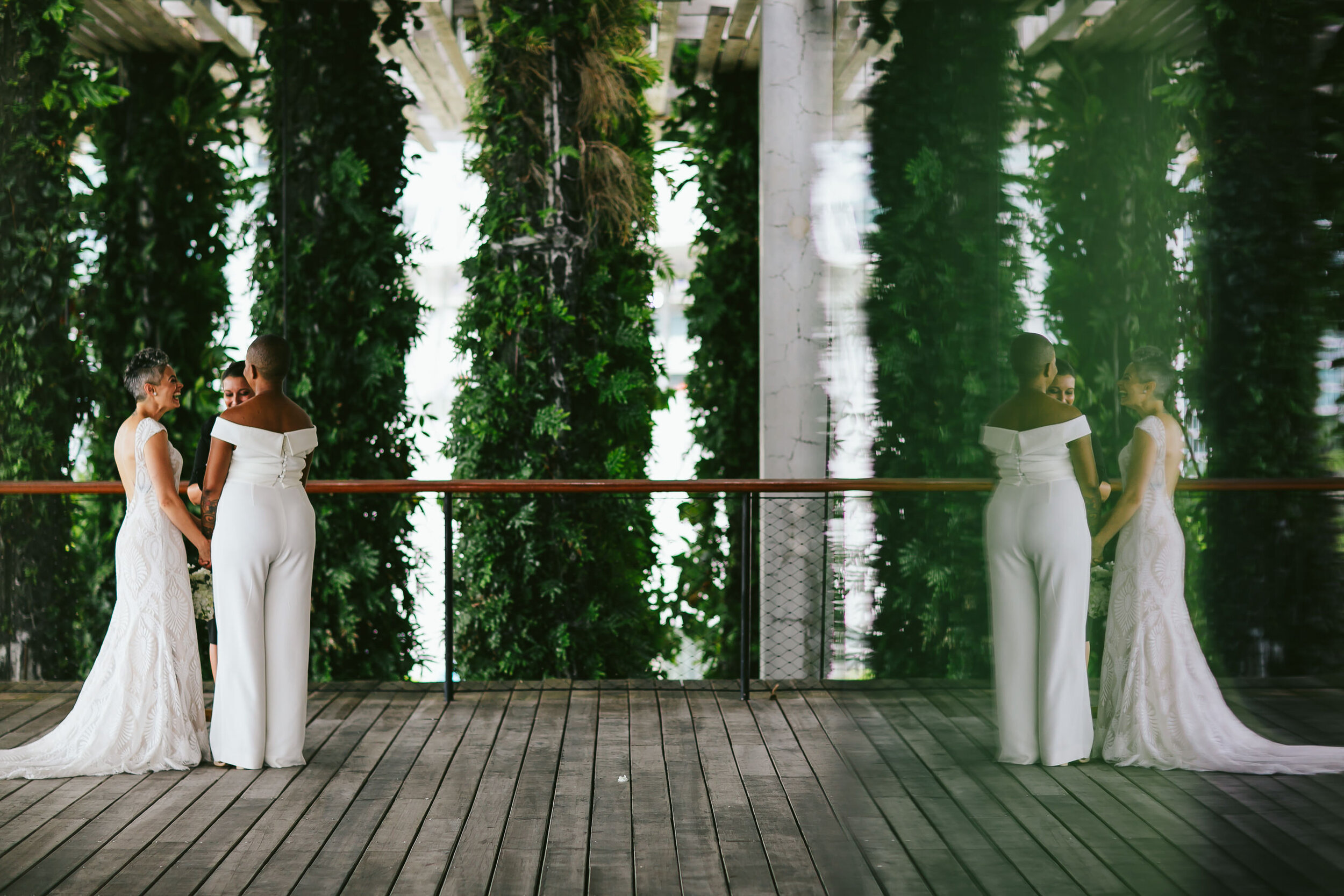 PAMM Elopement Ceremony LGBTQ Couple