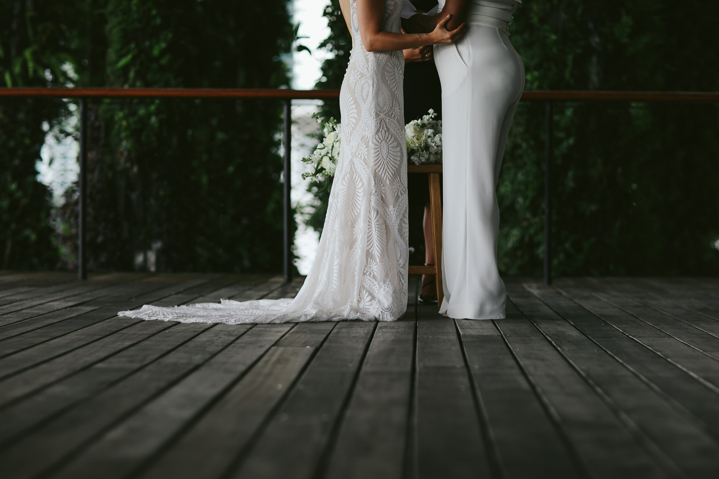 Two Beautiful Brides Elope Miami