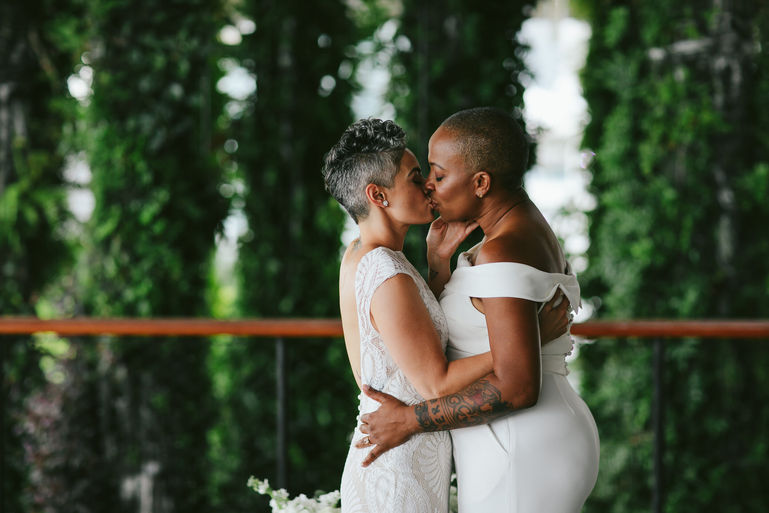 Perez Art Museum Elopement Tiny House Photo LGBTQ Wedding Photographer