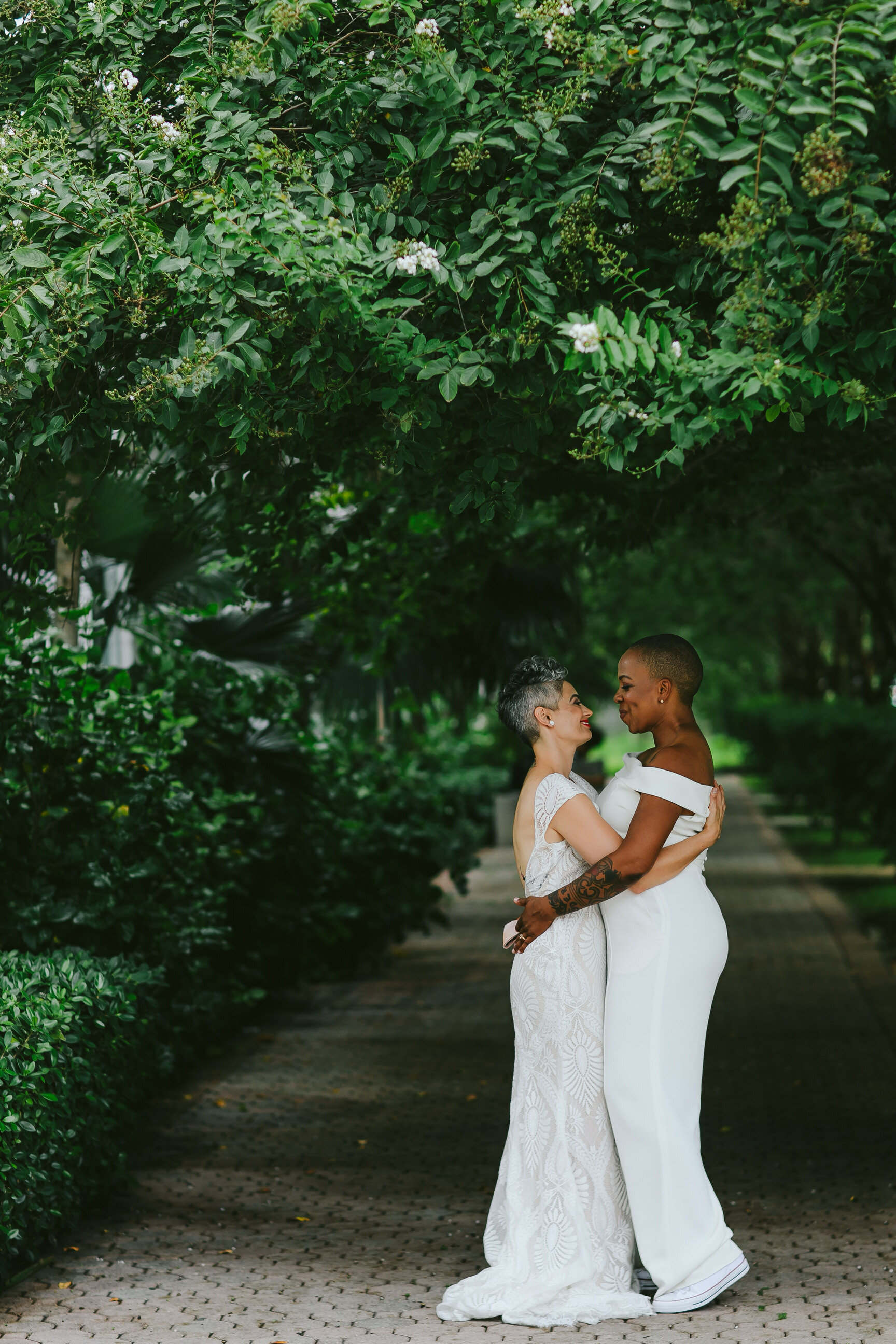 Two Gorgeous Brides Miami Elopement