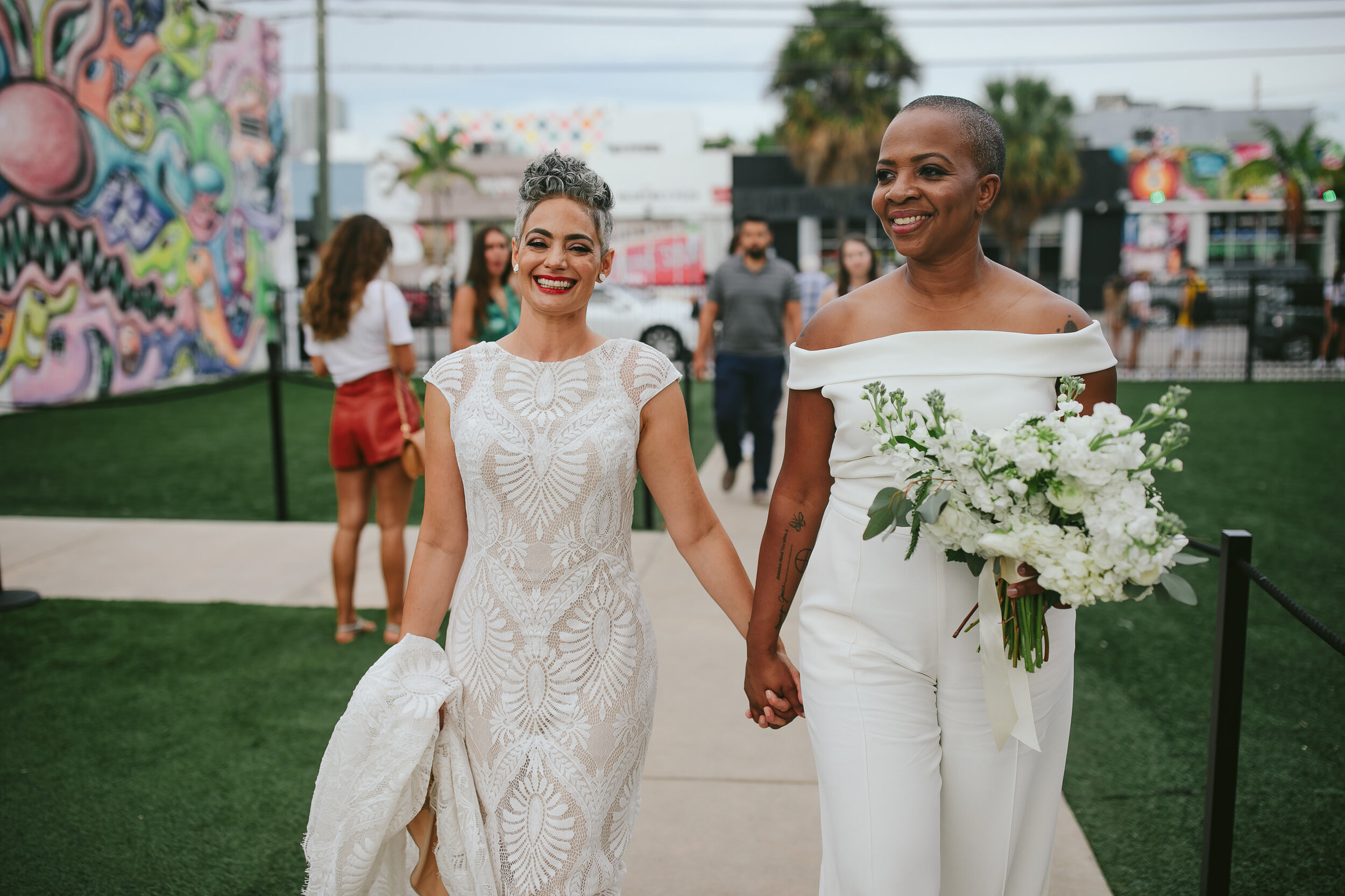 Wynwood Elopement LGBTQ Couple Miami