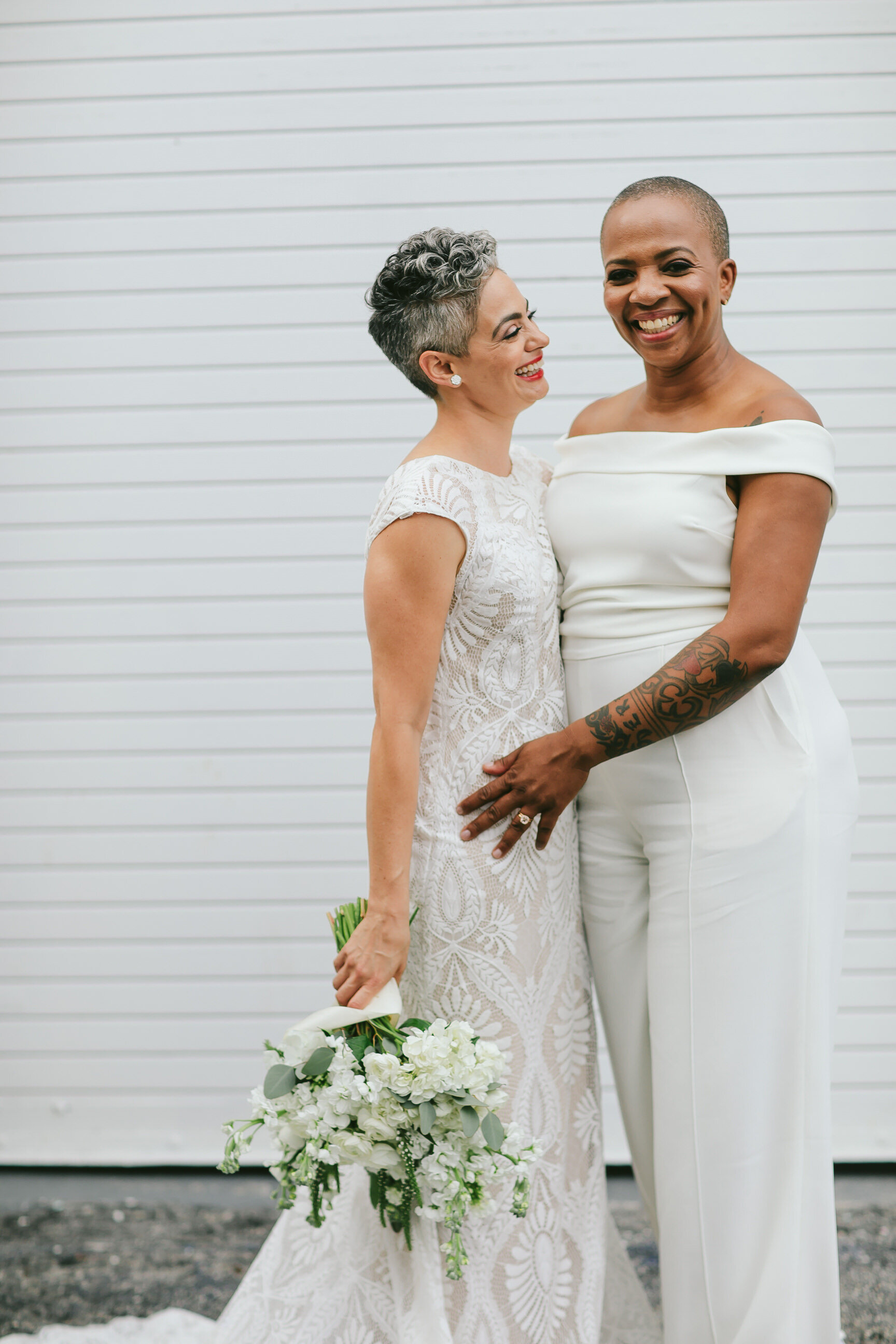 Two Gorgeous Brides LGBTQ Elopement Miami