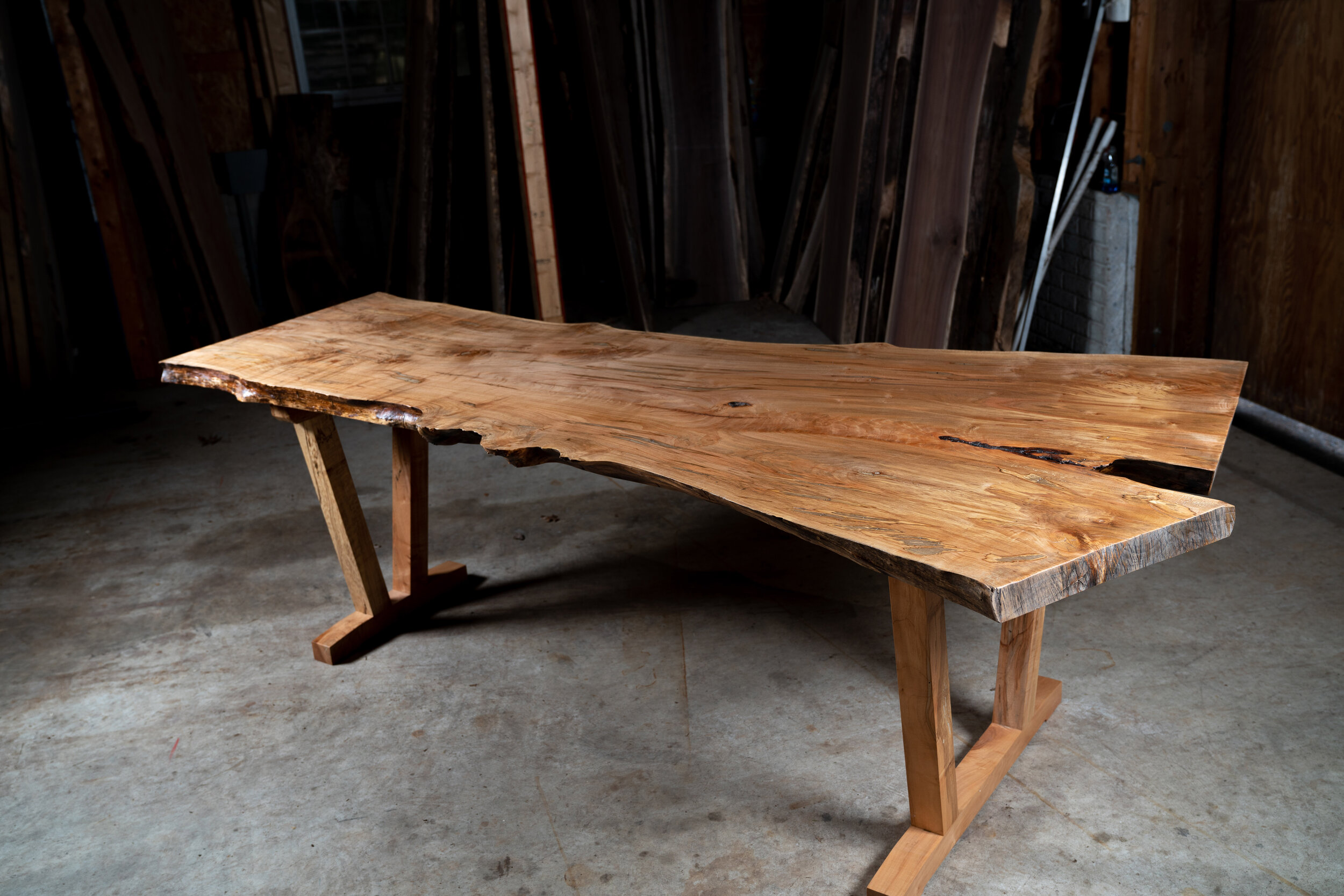 LIVE EDGE DINING TABLE