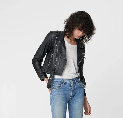ethical leather jacket