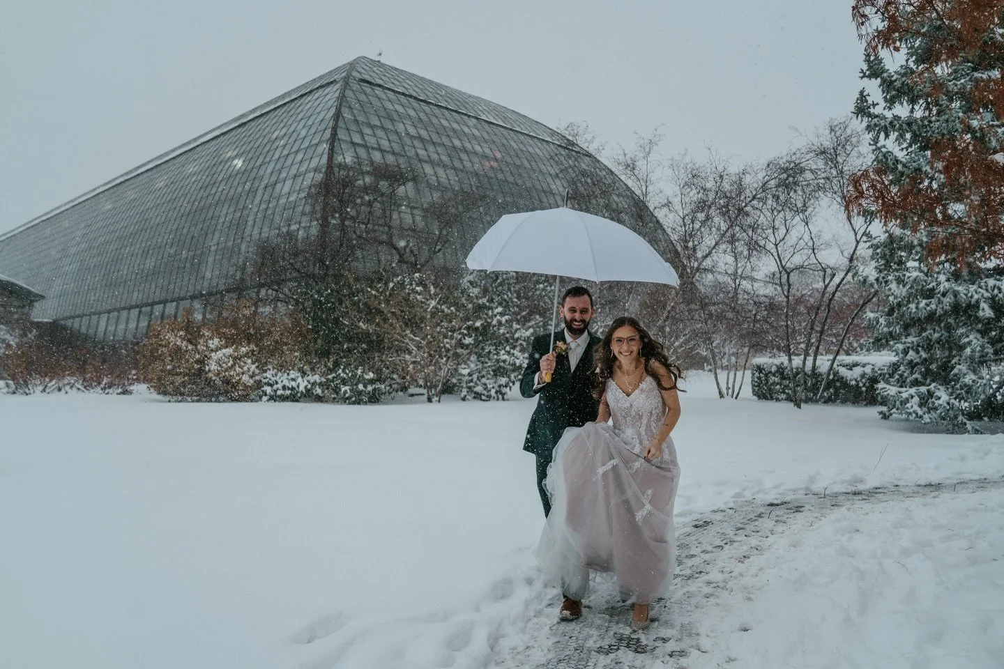 This was one for the books! Karly &amp; Alex had the full Chicago winter experience for their wedding day and they fully embraced it. I have more beautiful photos to share, but this one is my current favorite from their day.

Congratulations to the B