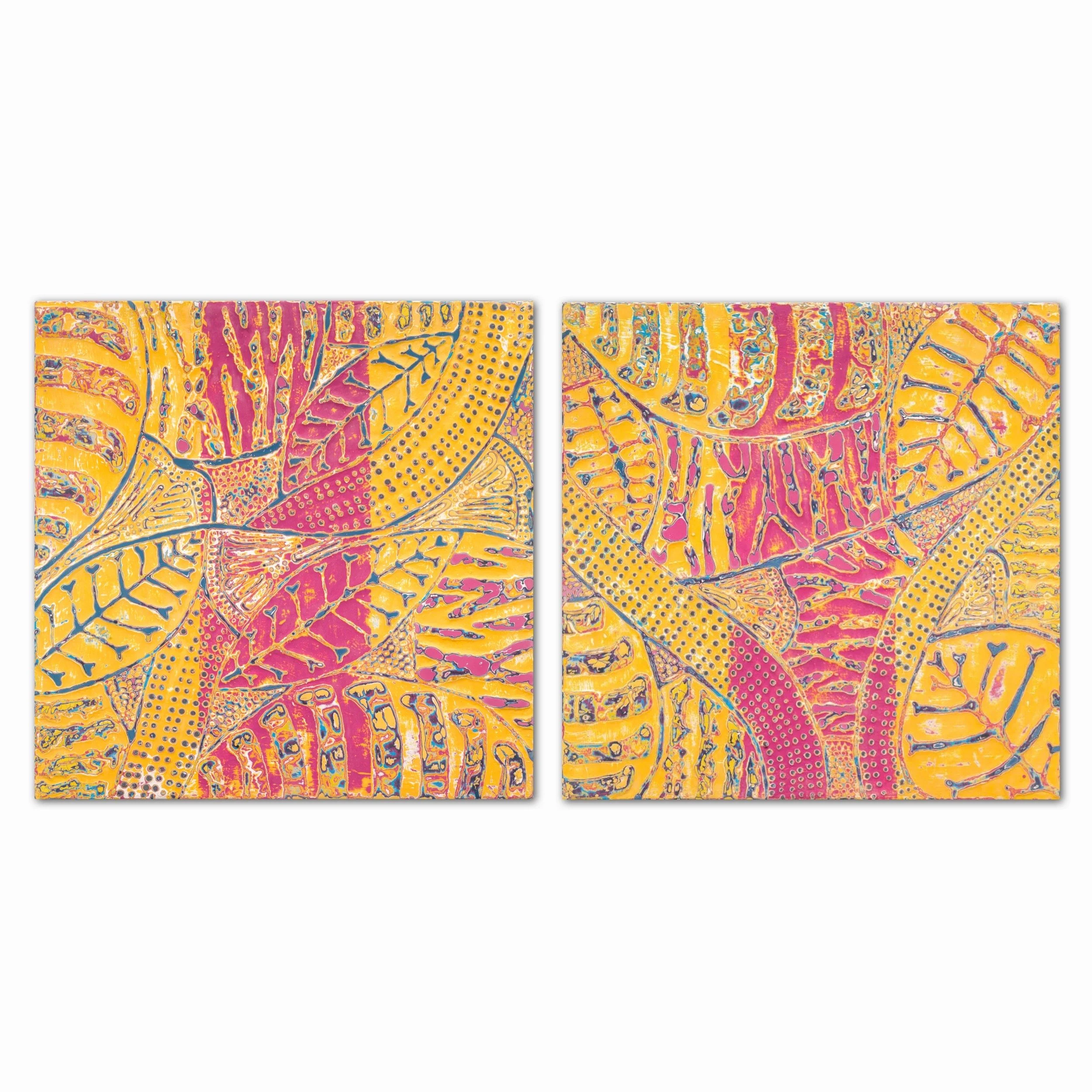 Fuchsia and Fire I & II 5.JPG