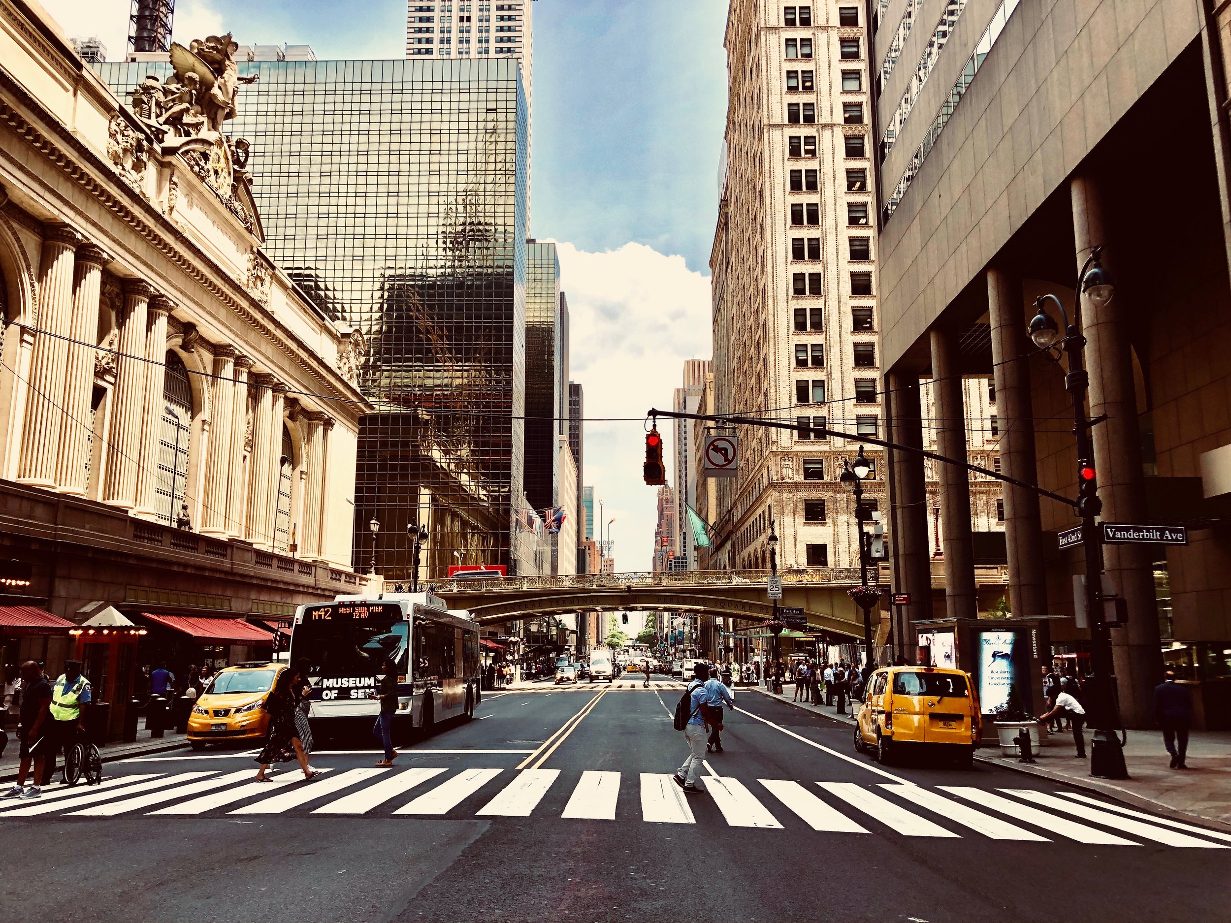 Image taken by Sara Kreski, Grand Central Terminal Street, 2018.