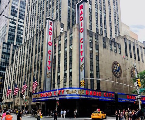 Image taken by Sara Kreski, Radio City Music Hall - 2018.
