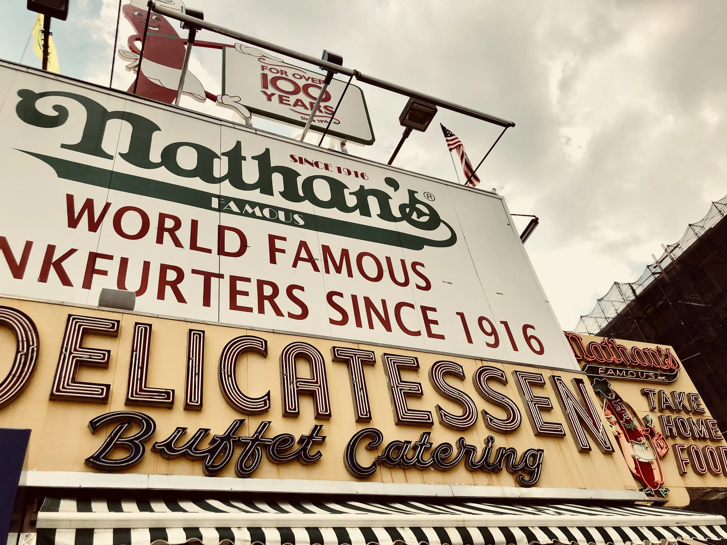 Image taken by Samantha McHenry, Nathan's Hot Dog Stand, 2018.