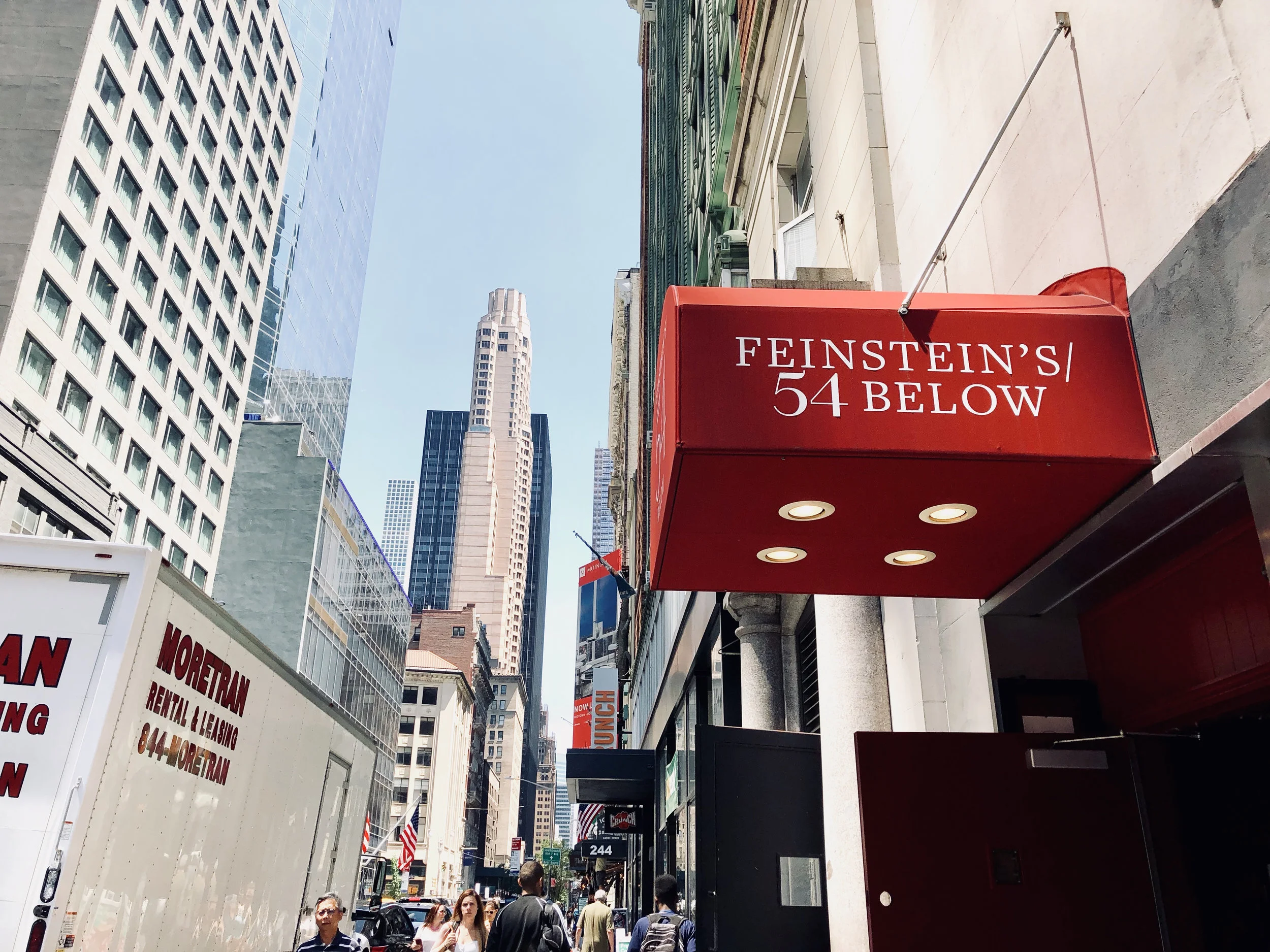 Image taken by Sara Kreski, Feinstein's 54 Below, 2018.