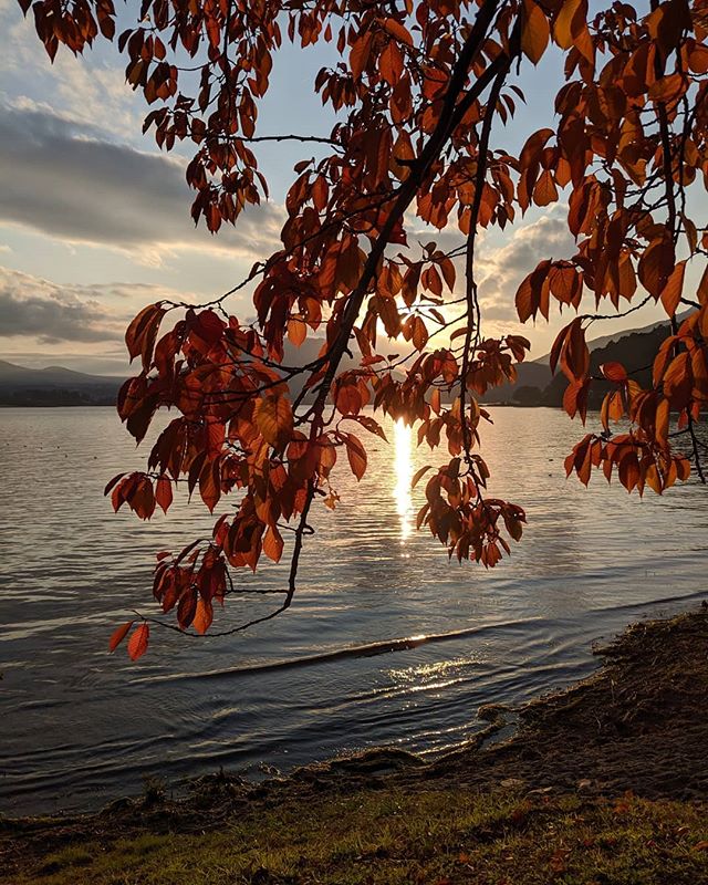 Sunset on Lake Kawaguchiko