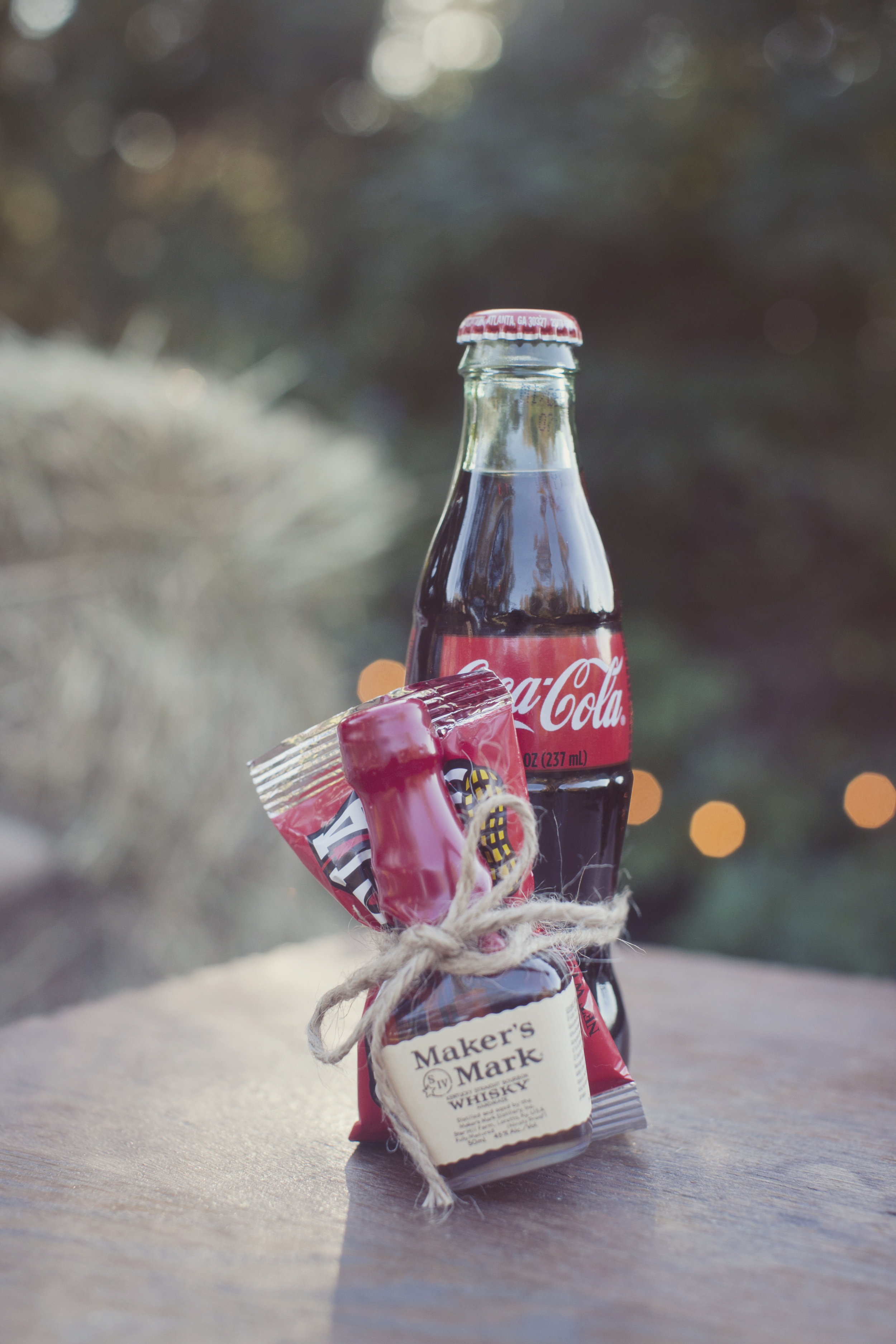 Whiskey and Coke Wedding Favors | Simply Charming Socials | Atlanta Wedding Planner