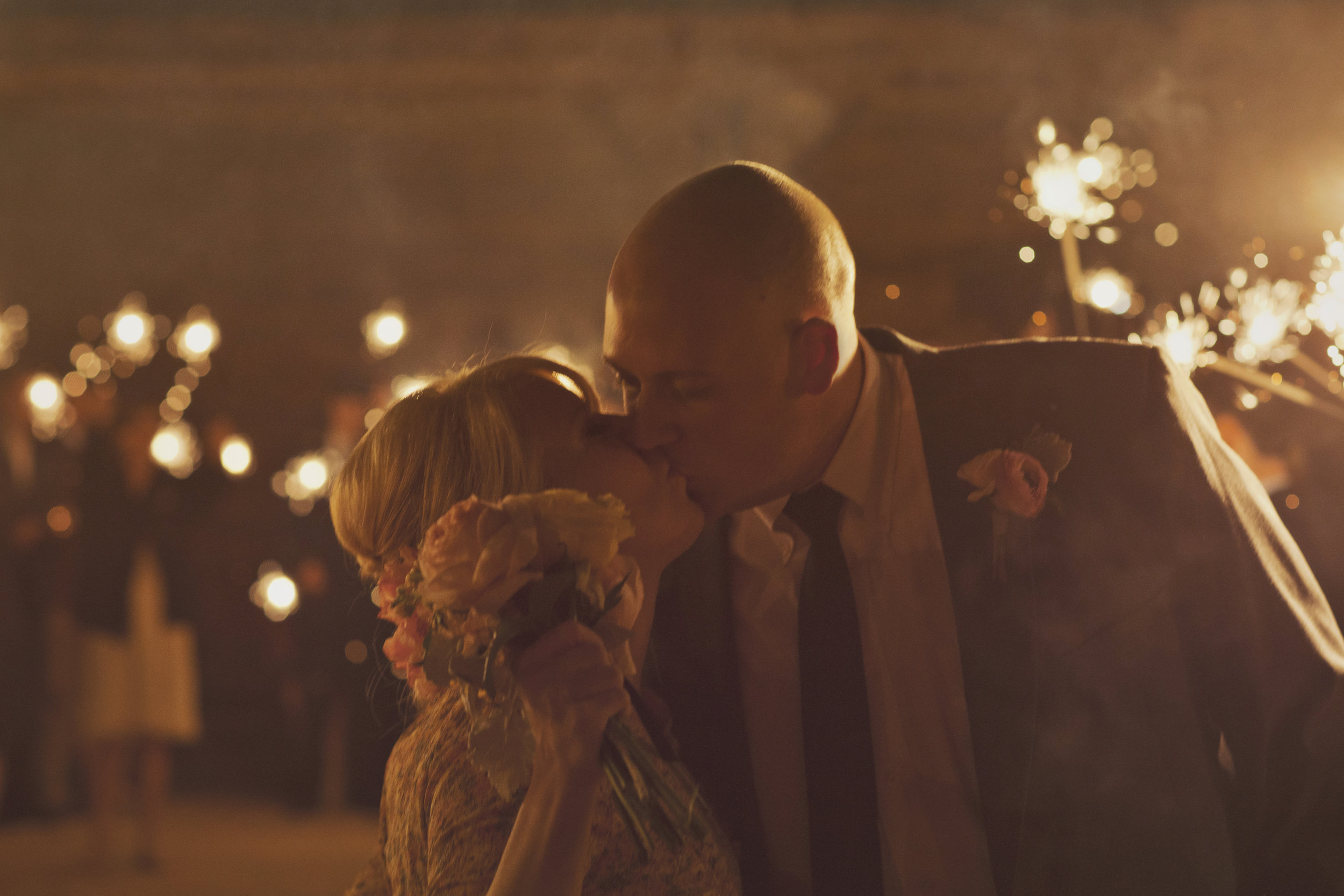 Sparkler Exit for Bride and Groom | Simply Charming Socials | Atlanta Wedding Planner