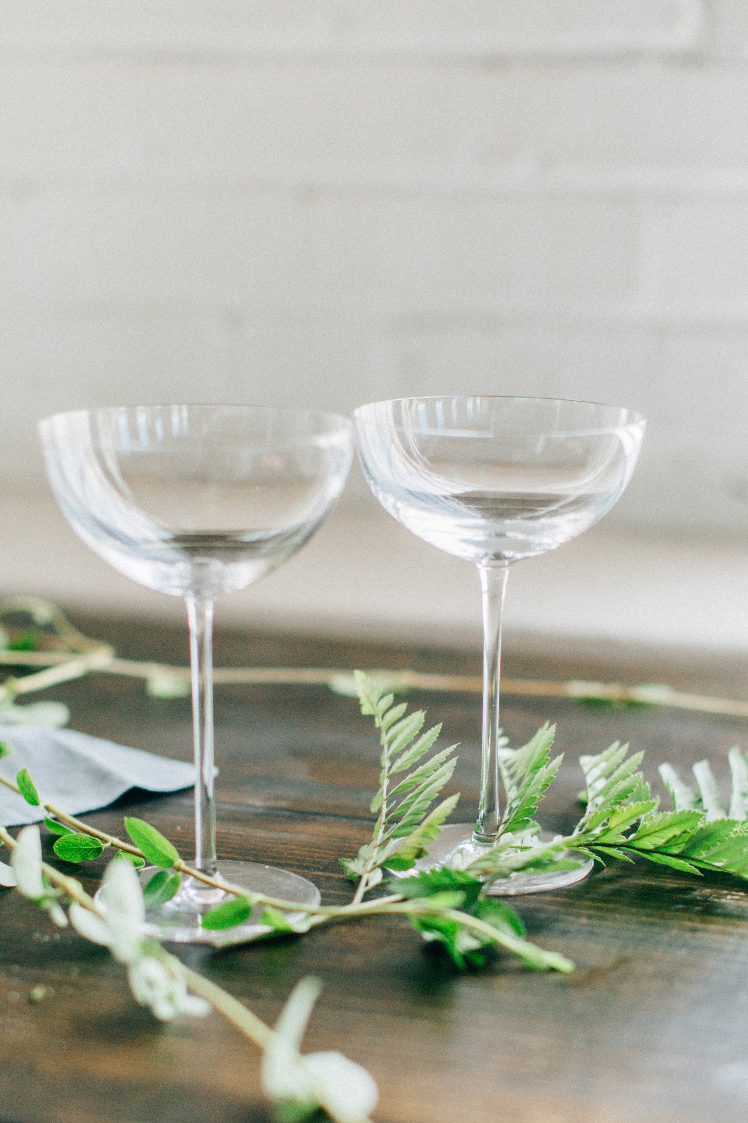 Modern Wedding Champagne Flutes | Simply Charming Socials | Atlanta Wedding Planner