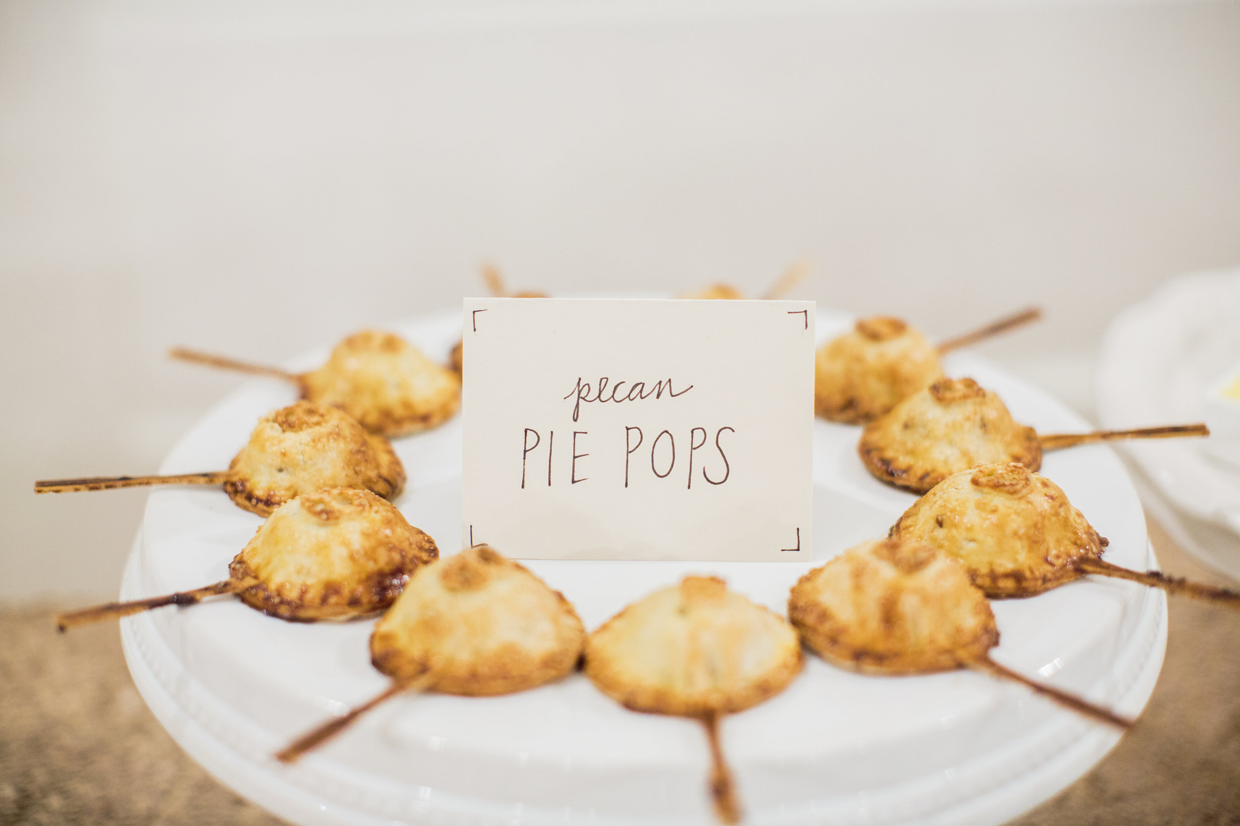 Southern Pecan Pie Pops | Simply Charming Socials | Atlanta Wedding Planner