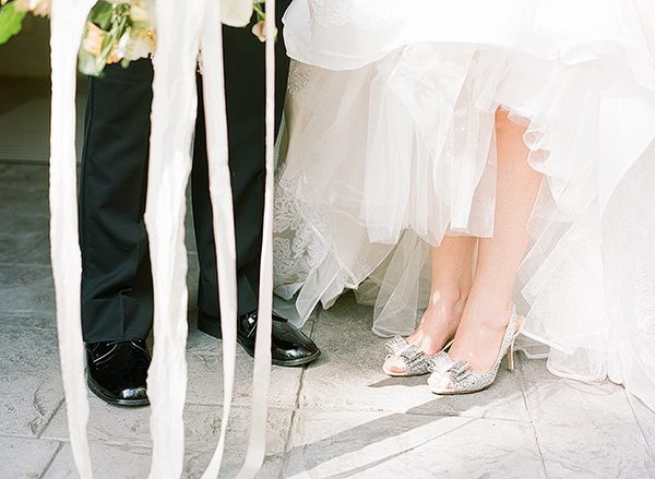 Sparkly Bridal Shoes | Simply Charming Socials | Atlanta Wedding Planner