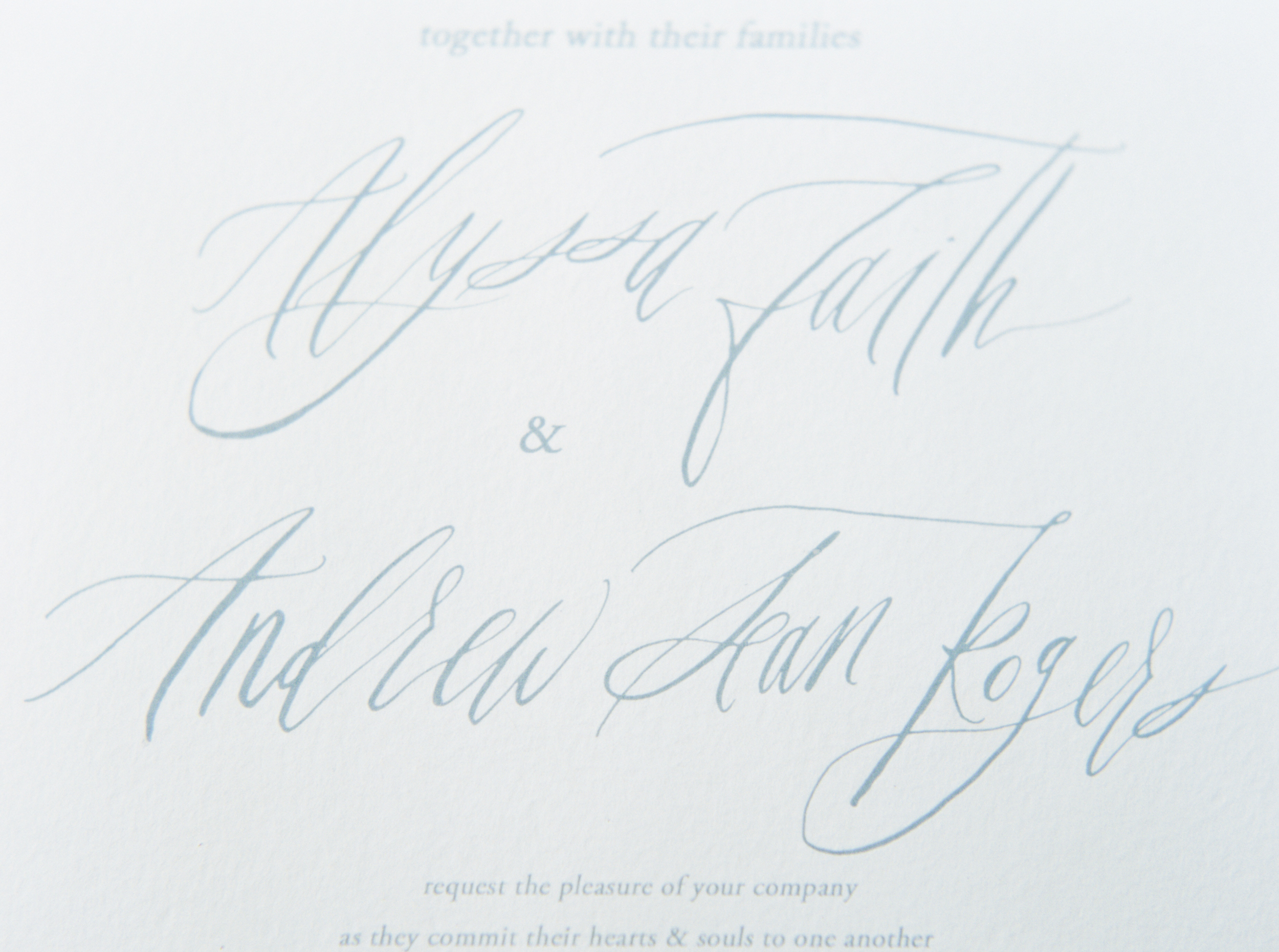 Wedding Invitations with Calligraphy | Simply Charming Socials | Atlanta Wedding Planner